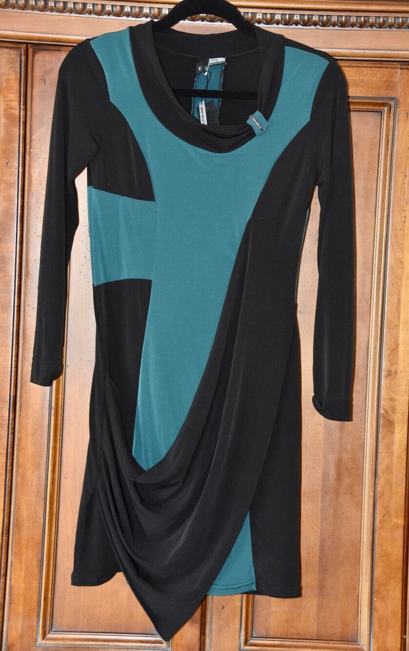 2026 DEUX MILLE VINGT SIX Adisson Long Sleeve Jersey Dress Size One NEW!!!